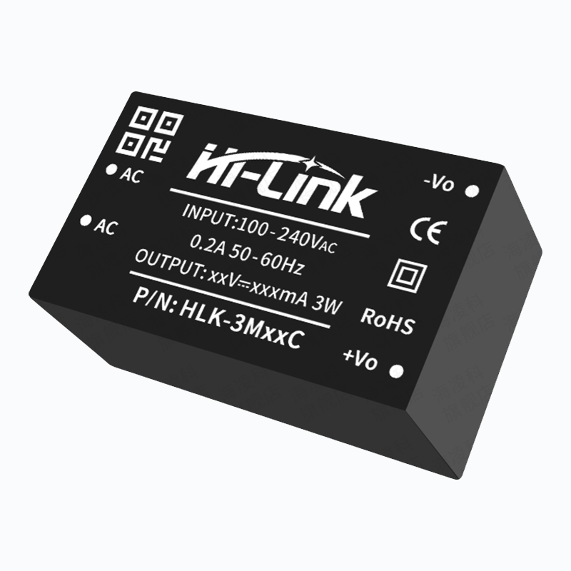 HLK-3M15C 3W 15V AC-DC电源模块