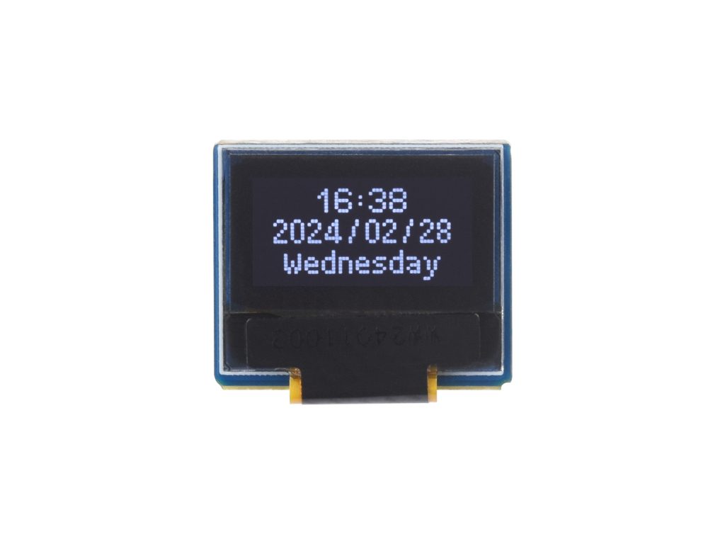0.49寸OLED模块 64×32分辨率 I2C通信 黑白显示屏