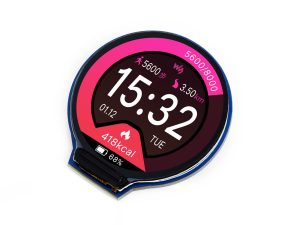 1.28寸圆形显示屏LCD屏幕模块240×240像素 SPI通信