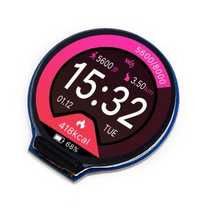 1.28寸圆形显示屏LCD屏幕模块240×240像素 SPI通信