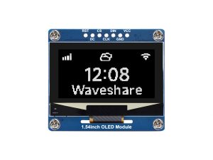 1.54寸OLED模块 128×64分辨率 SPI/I2C通信 黑白显示屏