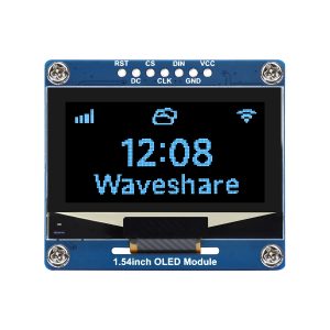 1.54寸OLED模块 128×64分辨率 SPI/I2C通信 蓝色显示屏