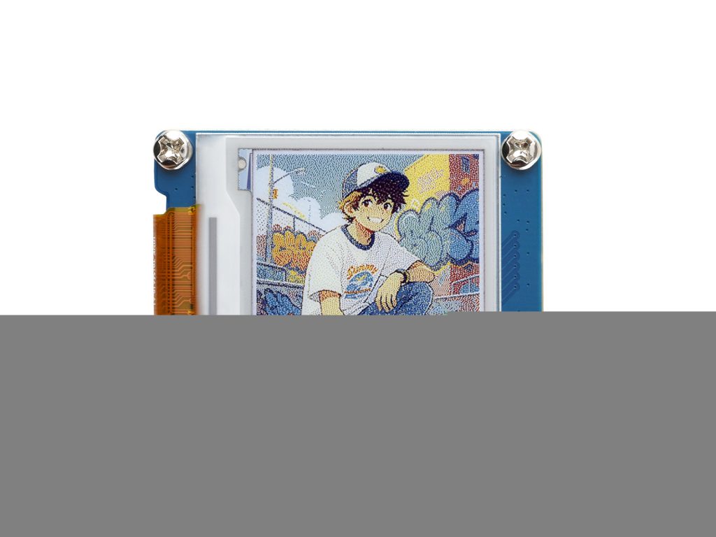 1.54寸 e-Paper E6 全彩色电子墨水屏 (模块版) 240×240 像素 SPI 接口