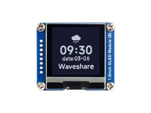 1.5寸OLED模块 128×128分辨率 SPI/I2C通信 黑白显示屏