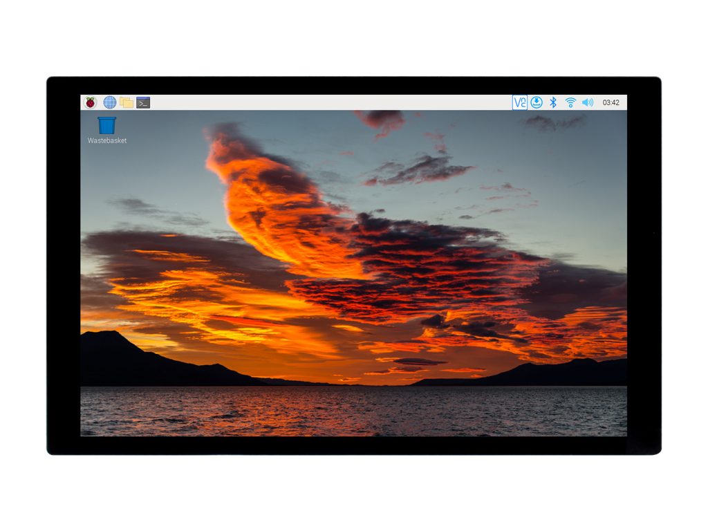 树莓派 DSI接口显示屏 10.1寸IPS电容触控屏 1280×800像素 DSI通信