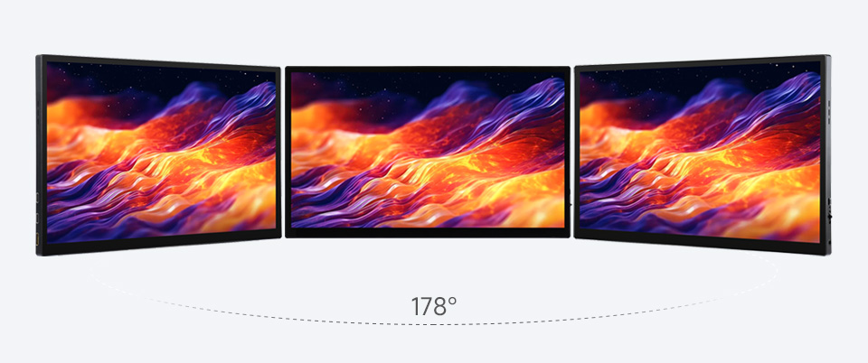 13.3 英寸 FHD AMOLED 触控屏显示角度