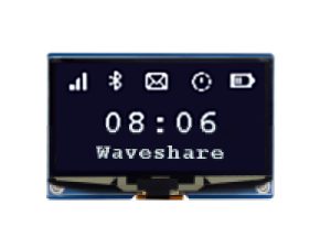 2.42寸OLED模块 128×64分辨率 SPI/I2C通信 黑白显示屏