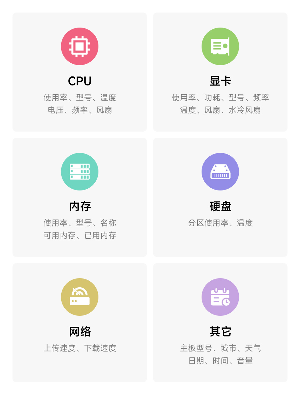 USB 水冷屏