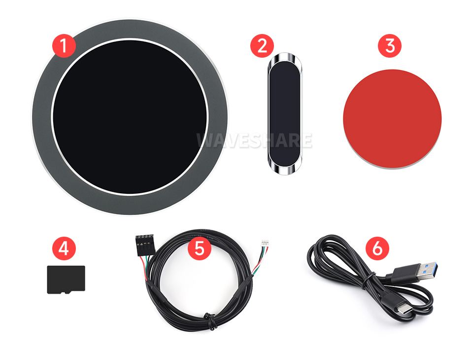 3.4inch USB Monitor B 配置清单