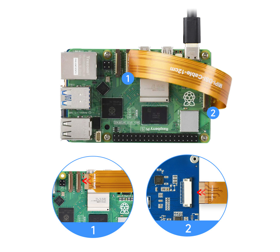 3.5 英寸 DSI 触控屏