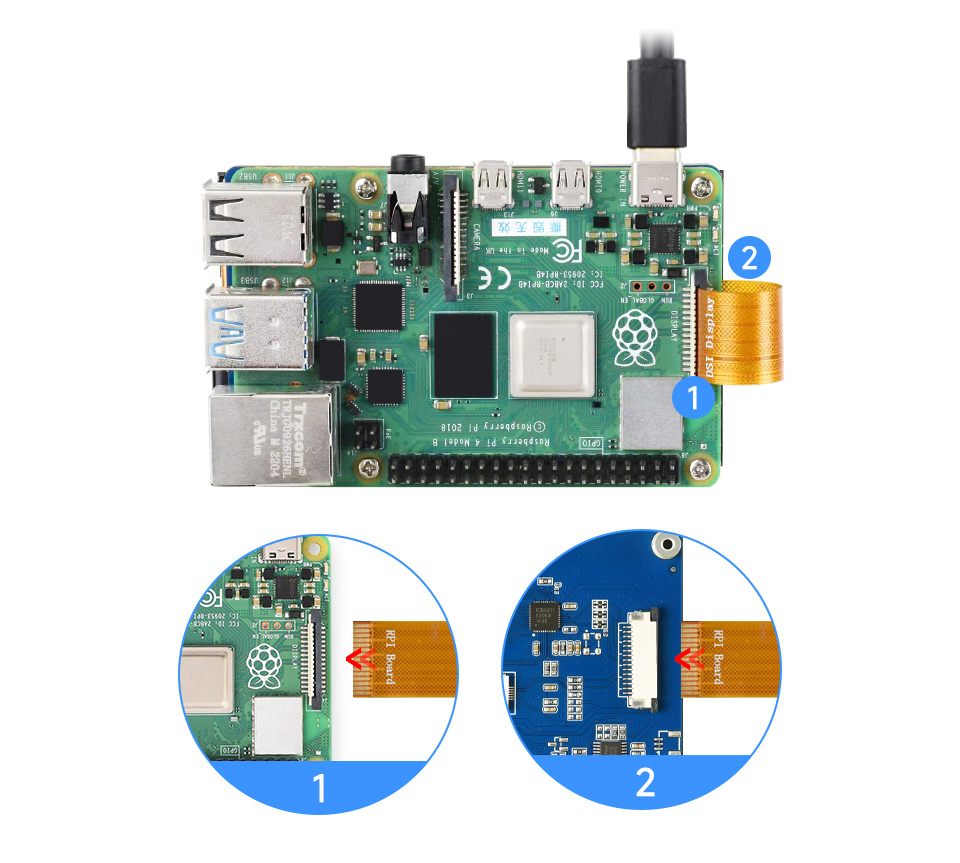 3.5 英寸 DSI 触控屏
