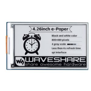 4.26寸e-Paper电子墨水屏模块 800×480像素 SPI通信