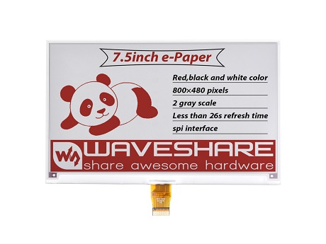 7.5 英寸 LCD Pico 扩展板配置清单