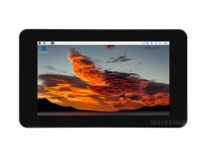 7寸电容触控屏 800×480像素 DSI通信 IPS显示面板 5点触控 带外壳