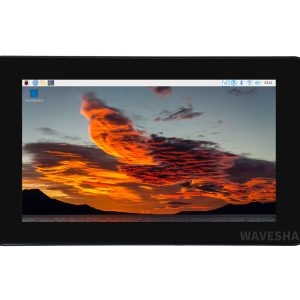 7寸电容触控屏 800×480像素 DSI通信 IPS显示面板 5点触控 带外壳