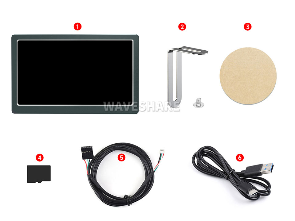 7inch USB Monitor B 配置清单