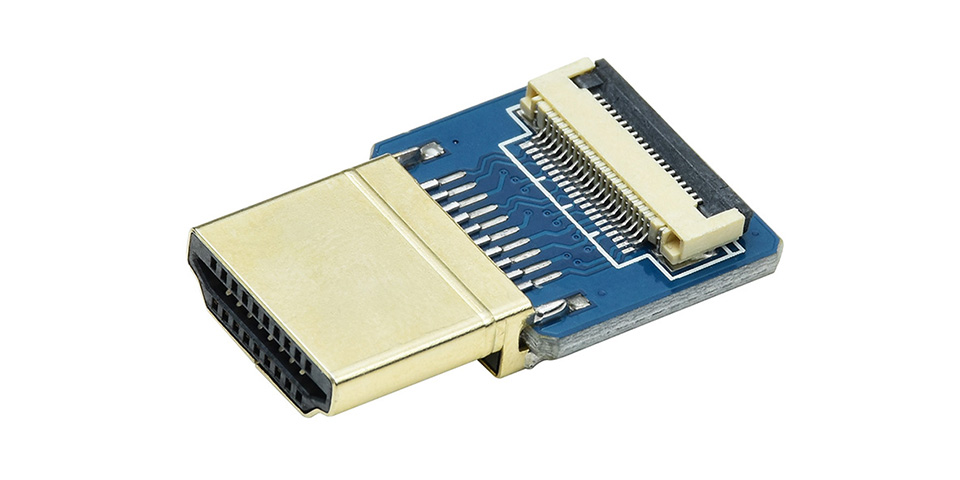 HDMI 水平版转接头配置