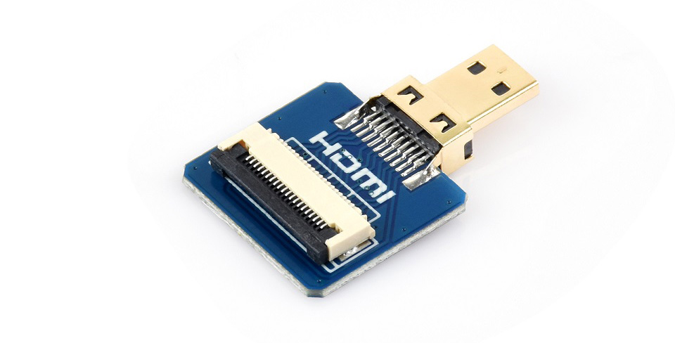 Micro HDMI 水平版转接头配置