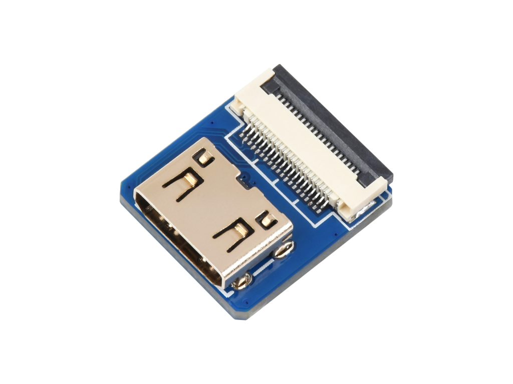 DIY HDMI转接线Mini HDMI转接头 – 水平版B型 母口