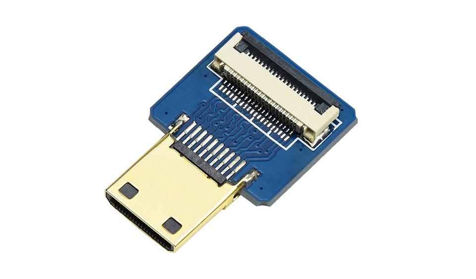 Mini HDMI 水平版转接头配置