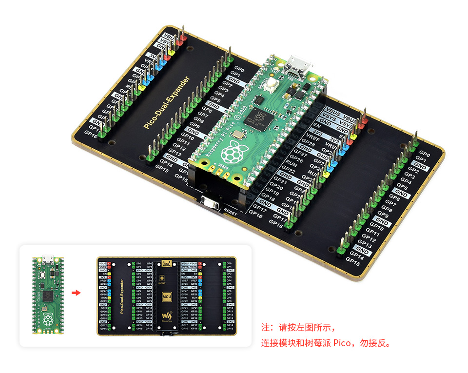 树莓派 Pico 接口外扩板基于树莓派 Pico 接口设计