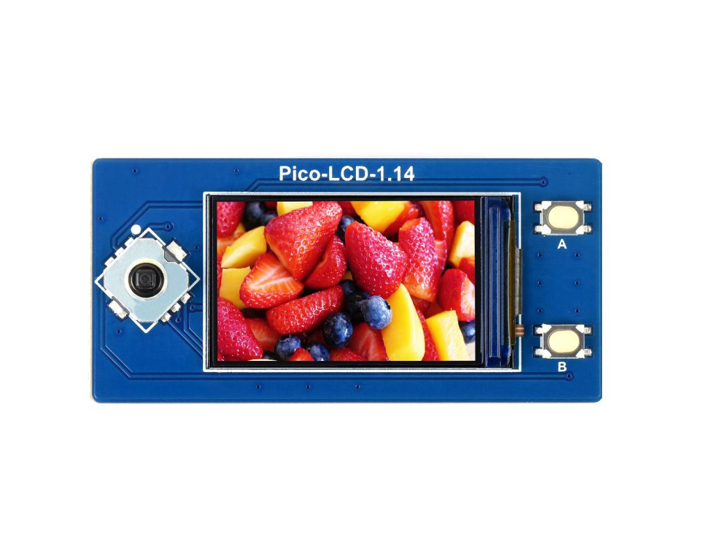 1.14寸Pico 65K彩色显示屏LCD模块240×135像素 SPI通信