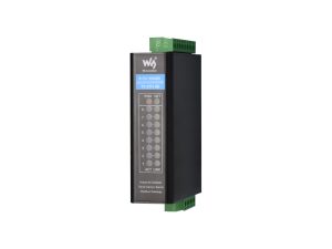 串口服务器八路 RS485 转 RJ45 以太网模块 八通道 RS485 独立工作 导轨式工业隔离型串口模块 双向透明传输 Modbus网关 普通网口
