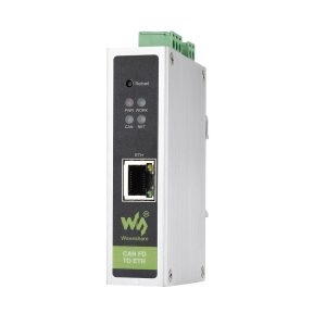 CAN FD 协议转换器 CAN FD 和 ETH 双向互转 支持 5 种转换模式 兼容 CAN 2.0A/2.0B 协议 支持导轨安装