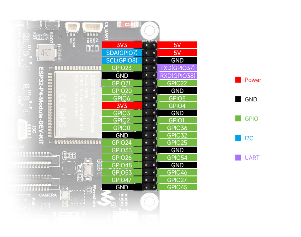 微雪 ESP32-S3 微控制器 Wi-Fi 开发板