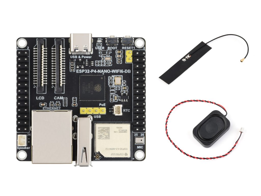 ESP32-P4-NANO-WIFI6-DB开发板 RISC-V 双核400MHz+单核40MHz 双频Wi-Fi6和BLE 5