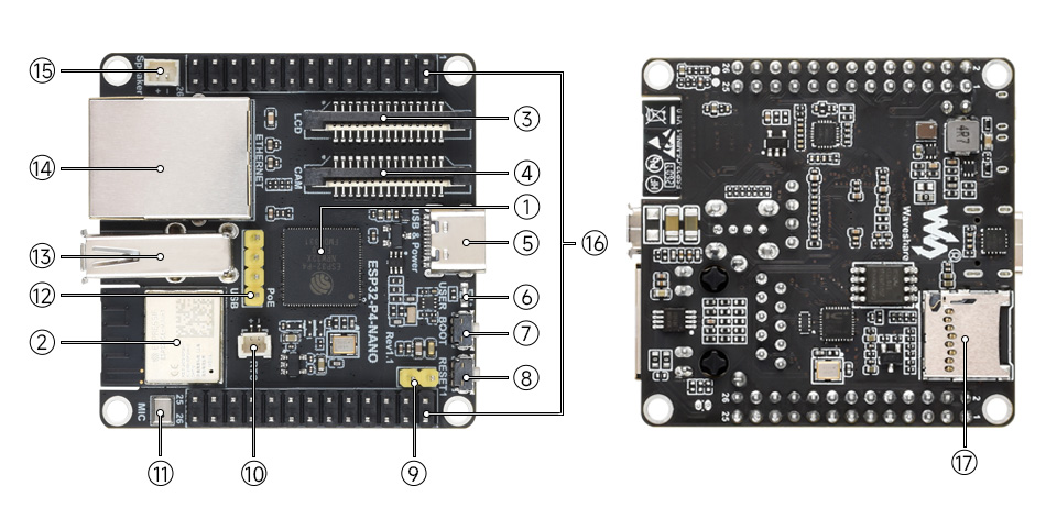 微雪 ESP32-S3 微控制器 Wi-Fi 开发板资源简介