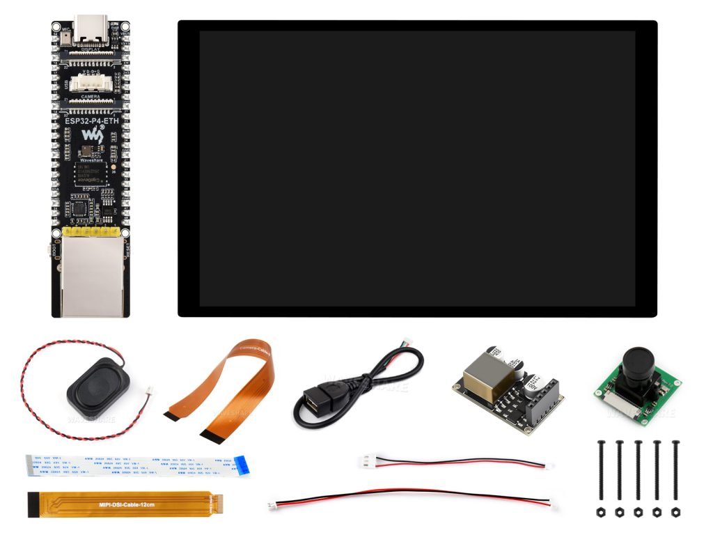 ESP32-P4 开发板 基于 ESP32-P4 的高性能开发板 带 RJ45 百兆网口 支持小智 AI deepseek 带 PoE 模块