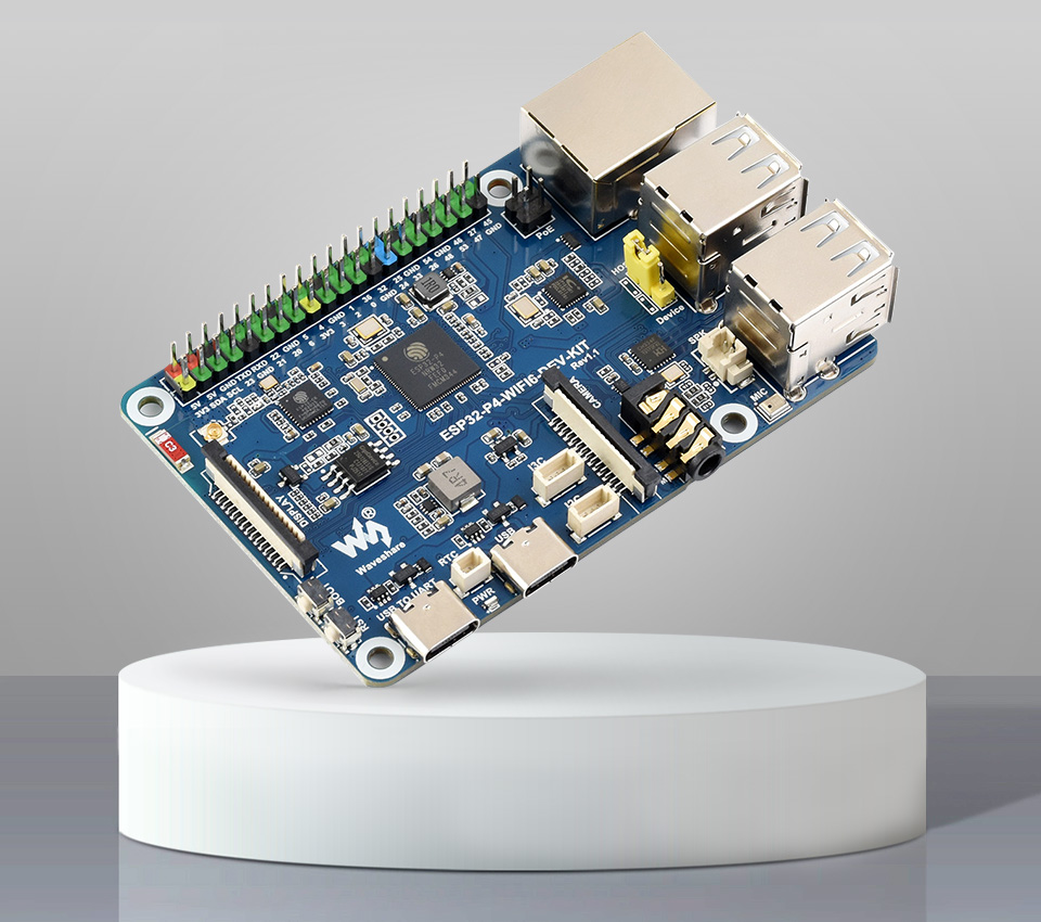 微雪 ESP32-P4-WIFI6-DEV-KIT Wi-Fi 开发板主图