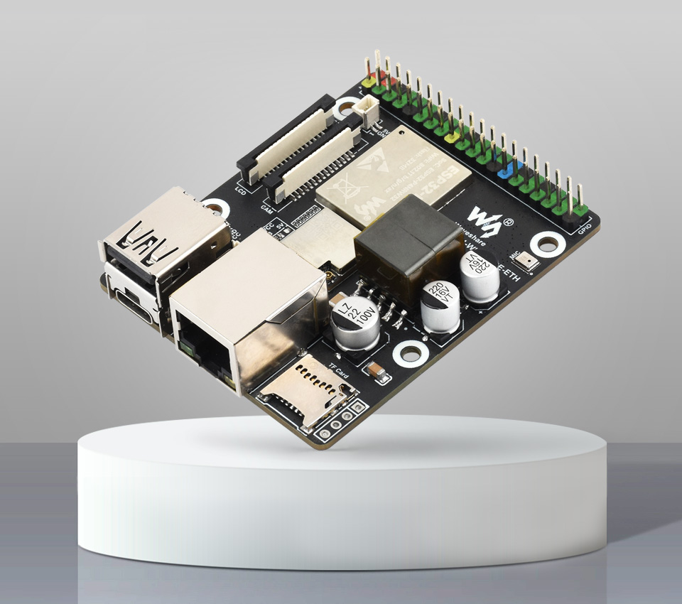 微雪 ESP32-P4-WIFI6-POE-ETH Wi-Fi 开发板