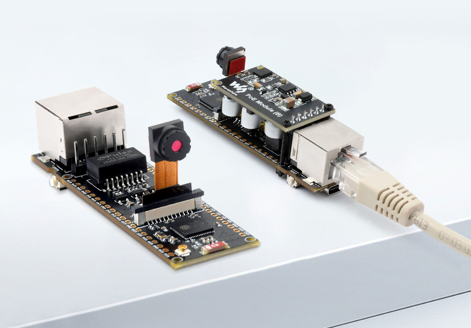 ESP32-S3 以太网开发板支持 0V5640 等主流摄像头