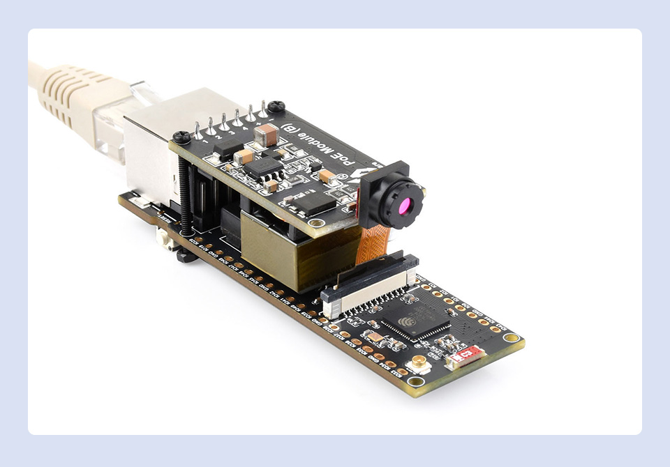 ESP32-S3 以太网开发板使用示例展示，接入网线