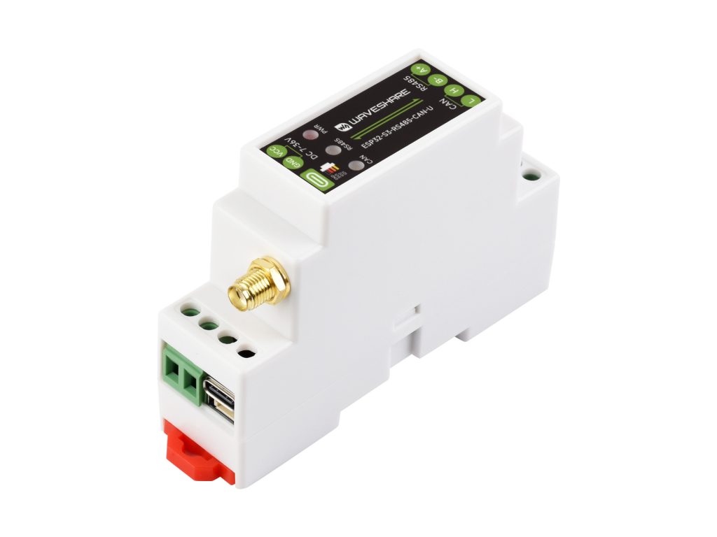 ESP32-S3 工控板 外置天线 集成Wi-Fi/蓝牙/RS485/CAN 多重隔离保护电路