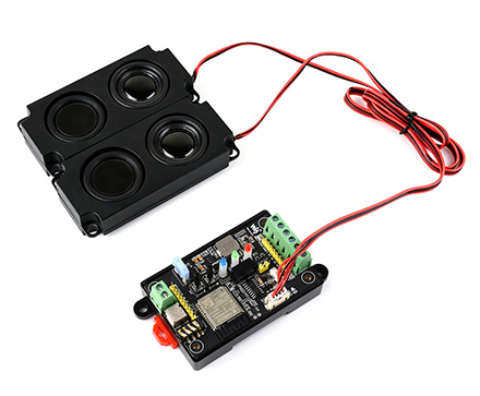 ESP32-S3-RS485-WLED 外接喇叭演示