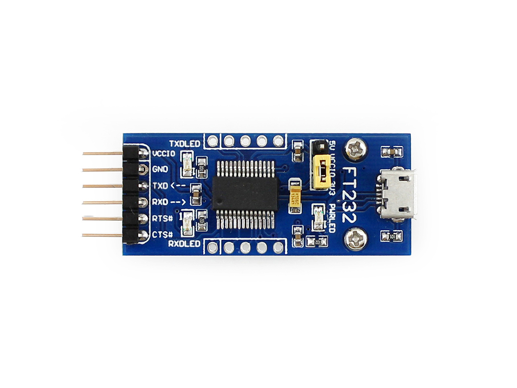 FT232 USB转UART串口模块 USB micro接口