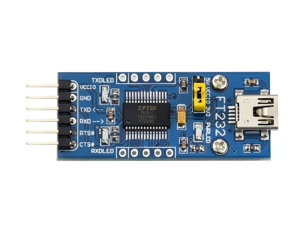 FT232 USB转UART串口模块 USB mini接口