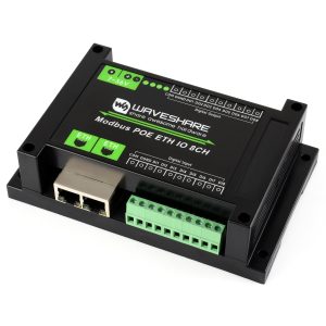 工业级 8 路以太网数字量输入输出模块 采用 Modbus RTU / Modbus TCP 协议 支持 PoE 供电 带多种隔离保护电路