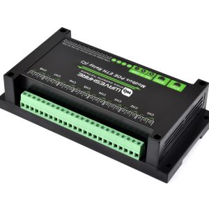 双以太网口 8 路继电器模块 Modbus 协议 PoE 供电 带多种隔离保护电路 支持网口级联通讯 工业级导轨式外壳