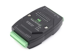工业级8路数字量输入输出模块 导轨式 DC 7~36V宽电压供电 Modbus RTU协议 带多种隔离保护电路 联动控制