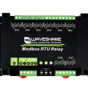 Modbus RTU 8路继电器模块 RS485接口 带多种隔离保护电路 工业级 5V供电