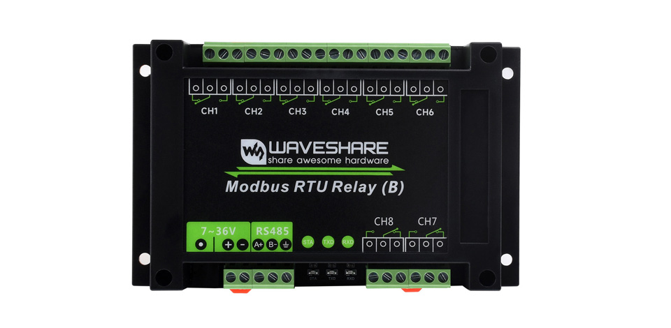 Modbus RTU Relay (B) 配置清单