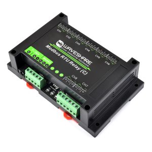 8 路 RS485 磁保持继电器模块 Modbus RTU 协议 磁保持继电器 带多种隔离保护电路 导轨式外壳