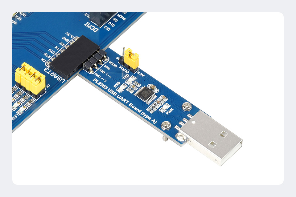 USB转UART(TTL) 通用串口通信模块 接线说明