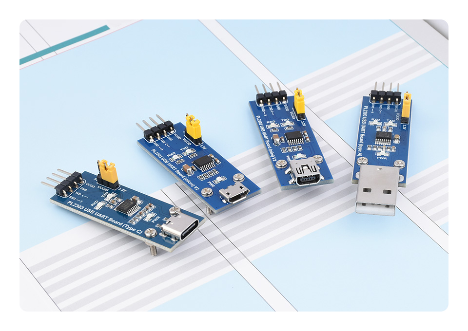 USB转UART(TTL) 通用串口通信模块实拍展示