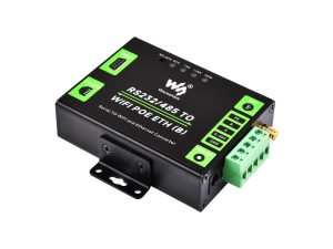 工业级串口服务器 带网口和WiFi 工业RS232/485转WiFi和以太网 Modbus网关 MQTT网关 金属外壳支持壁挂和导轨安装 PoE网口