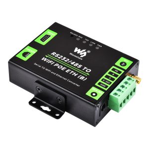 工业级串口服务器 带网口和WiFi 工业RS232/485转WiFi和以太网 Modbus网关 MQTT网关 金属外壳支持壁挂和导轨安装 PoE网口